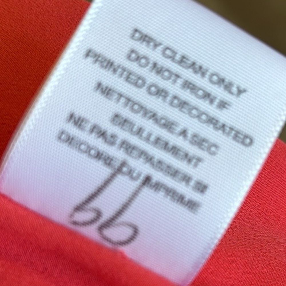 Equipment Brand Silk Coral Classic Button Down Shirt Blouse - Picture 6 of 6